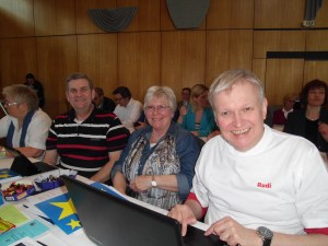 Ronnenberger Delegierte (v.l.): Paul Krause, Helga Benne-Serbent, Rudi Heim